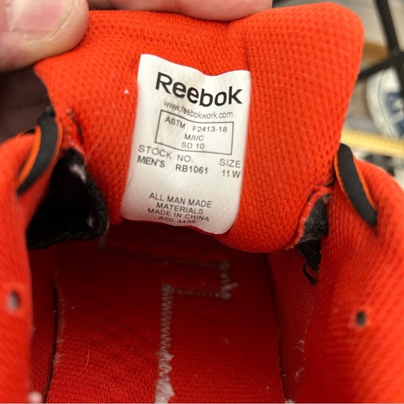 Reebok RB1061 safety work shoes men’s 11 W like new - Picture 2 of 8